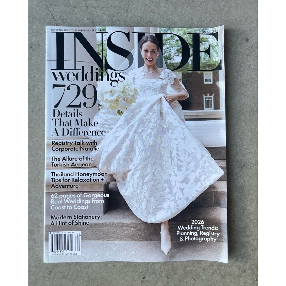 INSIDE WEDDINGS MAGAZINE - SPRING 2026 - BRAND NEW